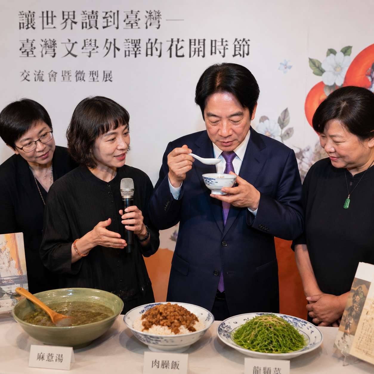 影／楊雙子《臺灣漫遊錄》3道菜　賴清德嚐麻薏湯喊：苦澀有特色 | ETtoday政治新聞 | ETtoday新聞雲 封面圖
