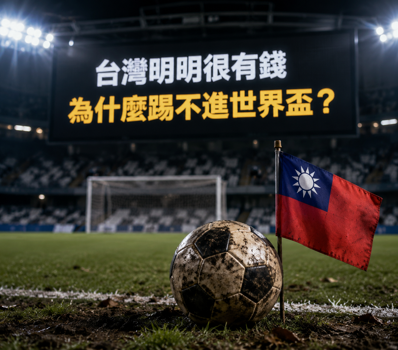 臺灣明明很有錢「為什麼踢不進世界盃？」 網友點出40年殘酷真相 封面圖