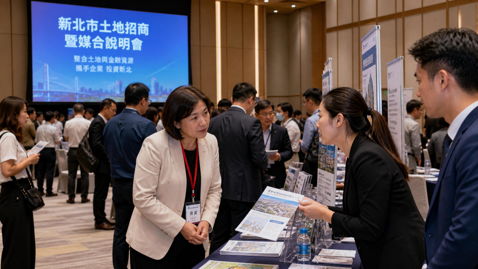新北招商提供公有及民間土地　攜手銀行媒合企業投資 | 地方 | 中央社 CNA 封面圖