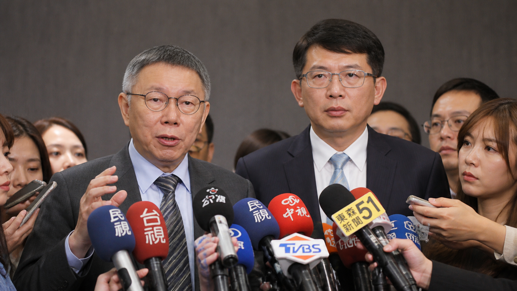 竹北市長選舉藍白合破局　柯文哲黃國昌籲儘速善後 | 政治 | 中央社 CNA 封面圖