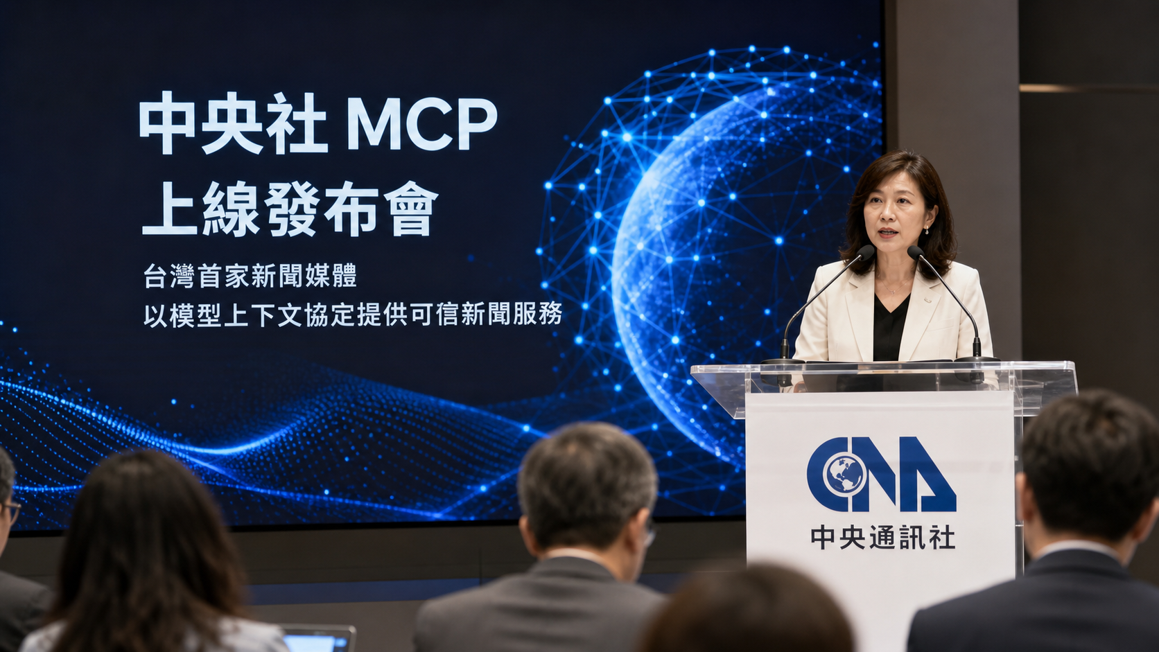 助AI導入正確資訊　中央社推首個臺灣新聞MCP工具 | 科技 | 中央社 CNA 封面圖
