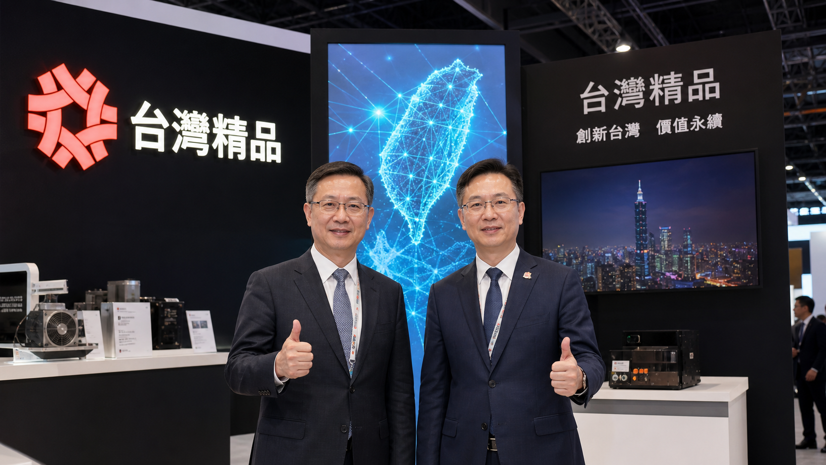 臺灣精品首登中東科技盛會  爭取沙國主權AI數位商機 | 產經 | 中央社 CNA 封面圖