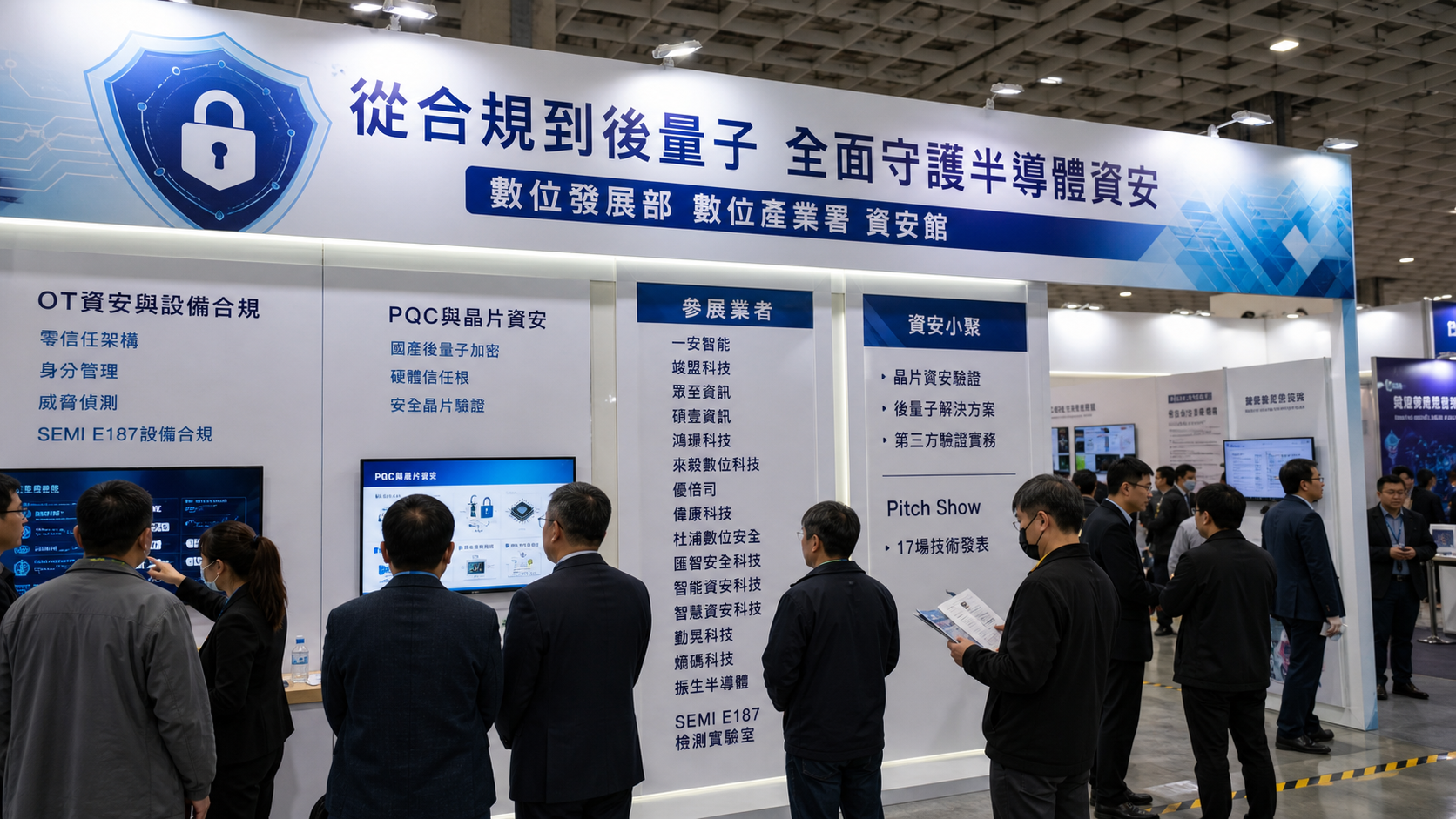 串聯臺灣業者展前瞻資安量能　數產署：建構半導體堅實防線 | 產經 | 中央社 CNA 封面圖