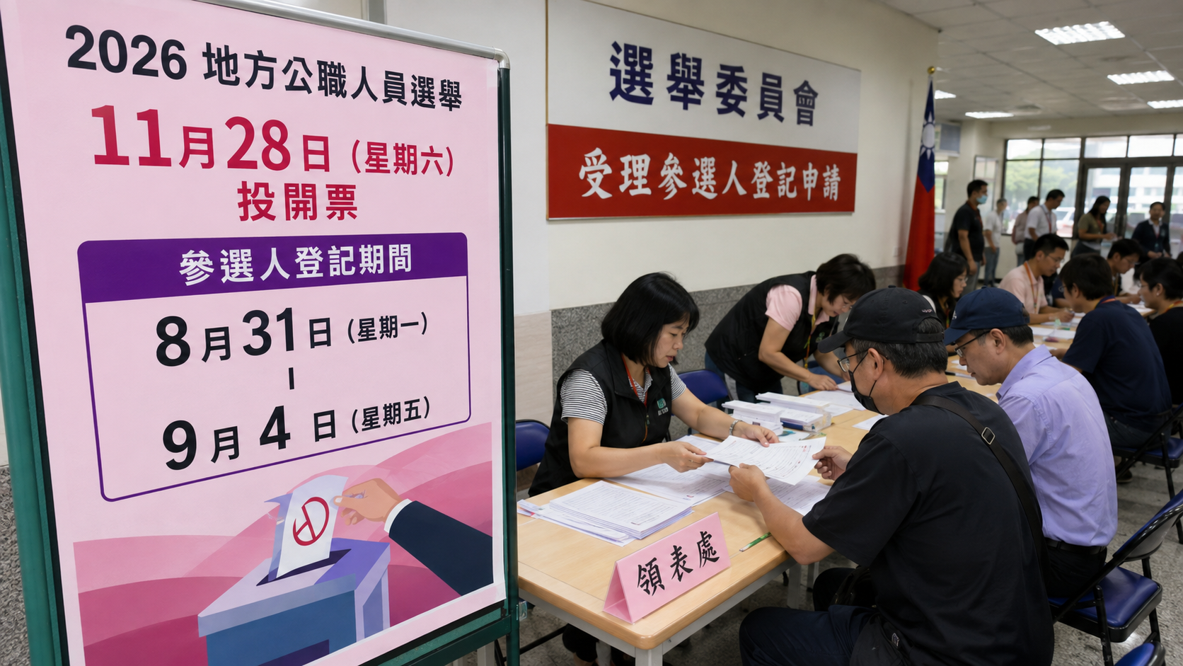 2026九合一選舉　22縣市長登記參選名單一次看 | 政治 | 中央社 CNA 封面圖