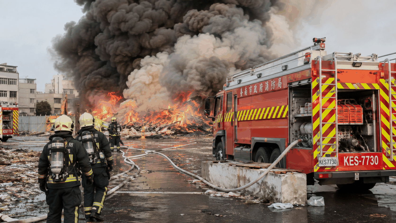 臺南空地爆炸事故　市府擬與受災戶共提求償訴訟 | 地方 | 中央社 CNA 封面圖