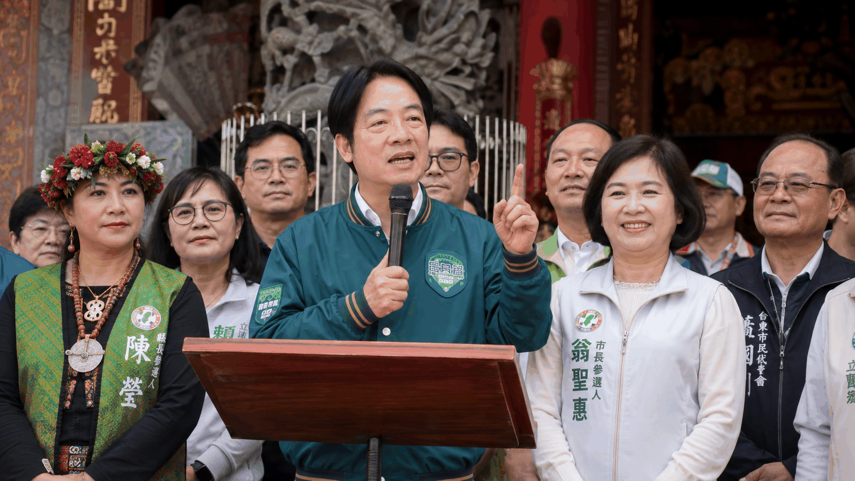 賴總統臺東為陳瑩助選  暗諷「不能在自家門口開路」 | 政治 | 中央社 CNA 封面圖