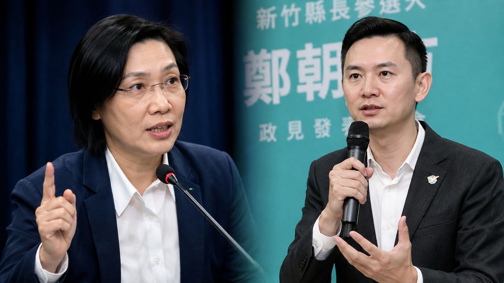 竹縣藍白合破局  徐欣瑩促在野團結、鄭朝方打政績牌 | 政治 | 中央社 CNA 封面圖