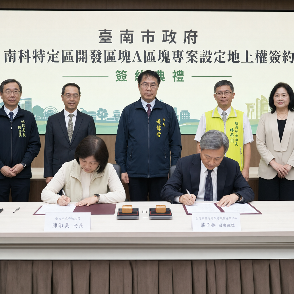 展現「臺南速度」！臺積電擴廠用地簽約完成　鞏固全球晶圓生產重鎮 | ETtoday地方新聞 | ETtoday新聞雲 封面圖