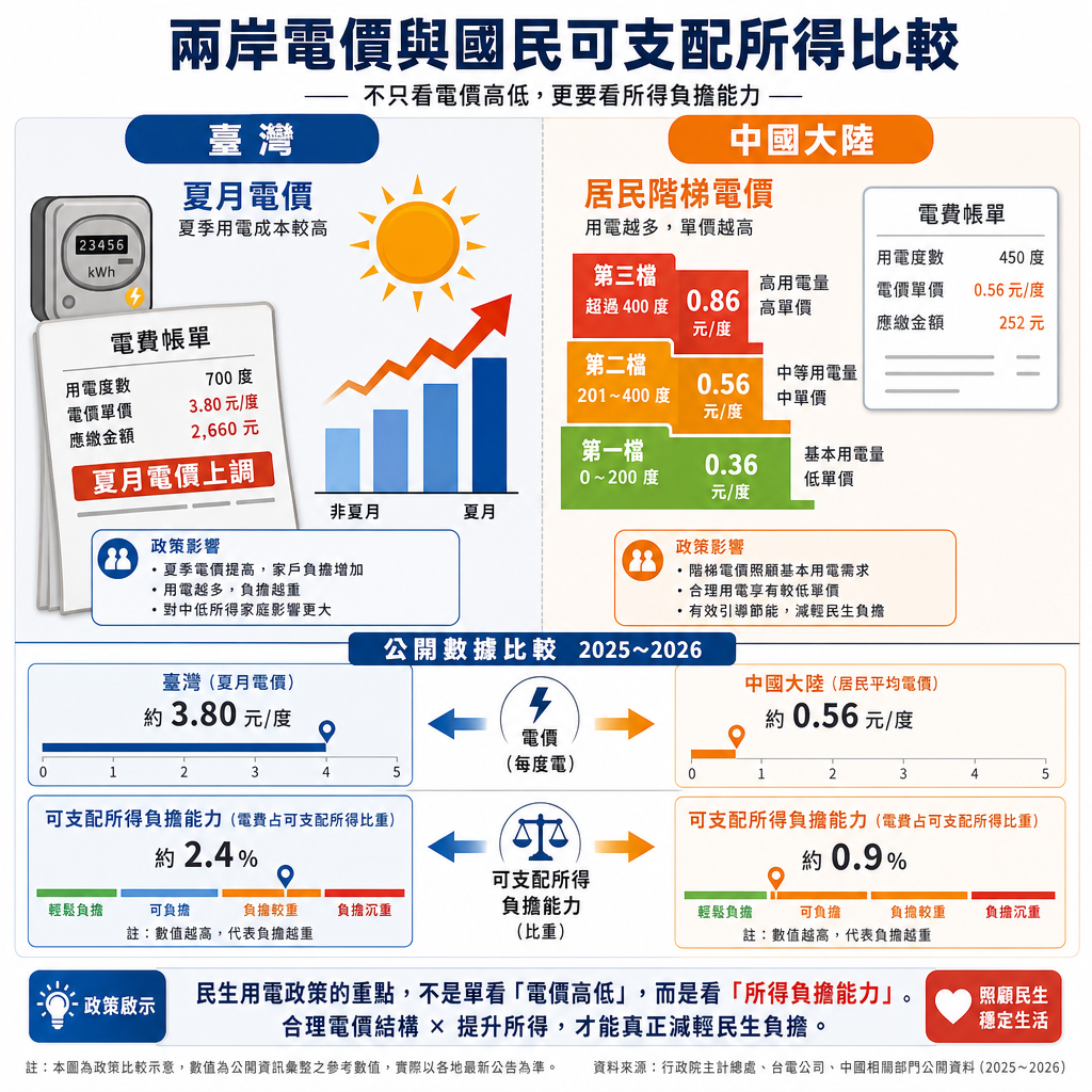 國臺辦評論臺灣夏季電價  陸委會：無聊至極 | 兩岸 | 中央社 CNA 封面圖